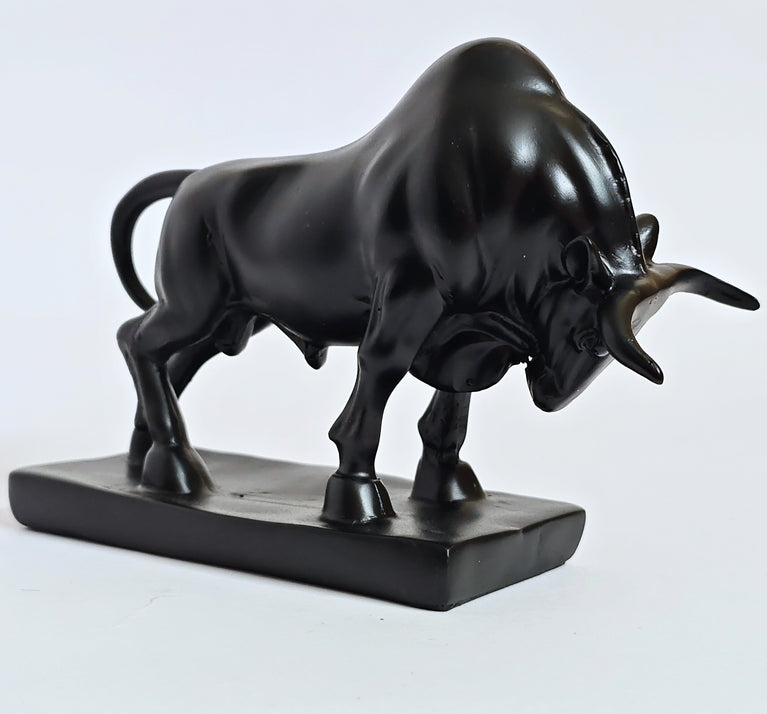 Decoration Items for Home Geometric Bull Resin Sculpture Statue | Table Decor | Home Decor | Polyresin
