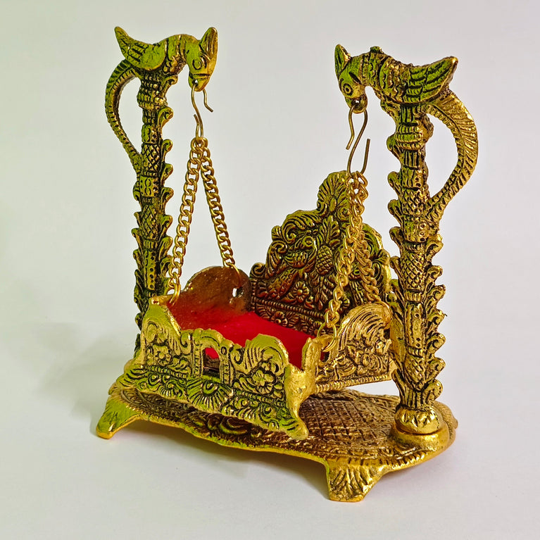 Parrot Krishna Jhula | Pooja Item | Krishna Jhula | Handicraft | Brass