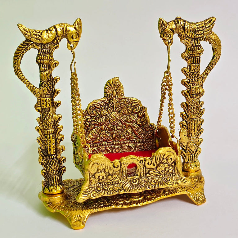 Parrot Krishna Jhula | Pooja Item | Krishna Jhula | Handicraft | Brass