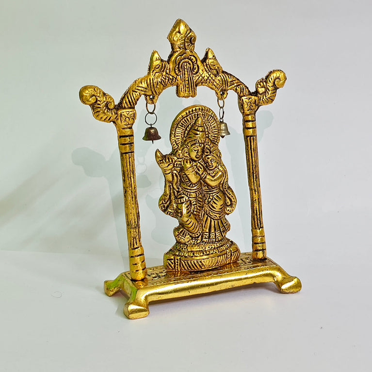 Radha Krishna Bell Statue | Table Decor | God Idols
