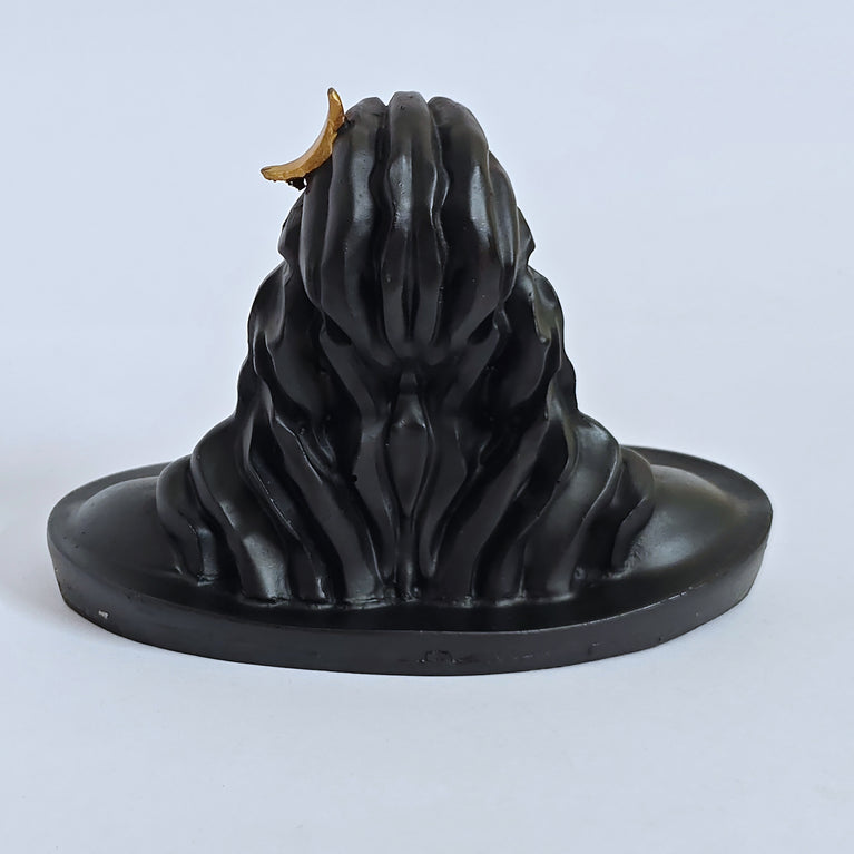 Adiyogi Shiva | Car Decor | Car Dashboard God Idol | Coimbatore Adiyogi Shiva Statue | Black color| 10 × 7 × 15 cm| Table Decor | God Idol |