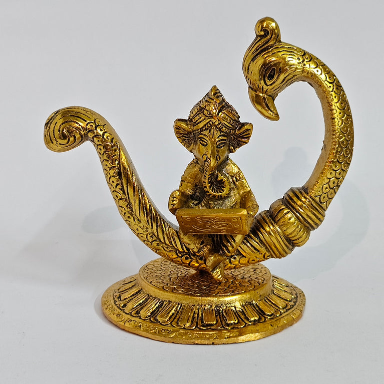 Laptop Ganesh Statue | God Idol | Brass | Ganesha | Modern