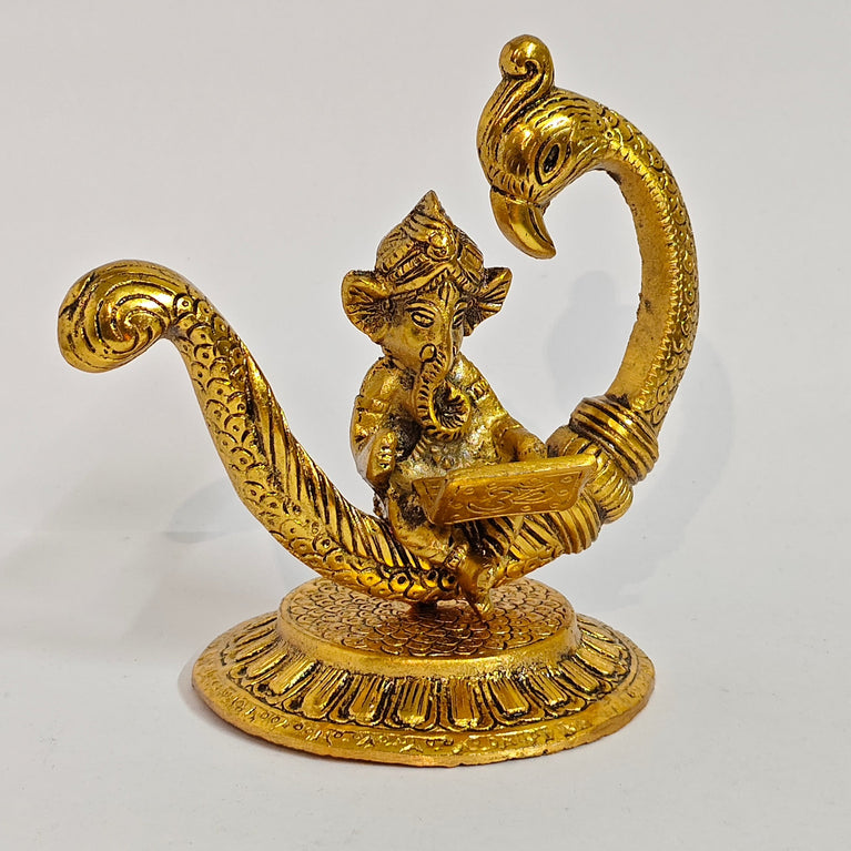 Laptop Ganesh Statue | God Idol | Brass | Ganesha | Modern