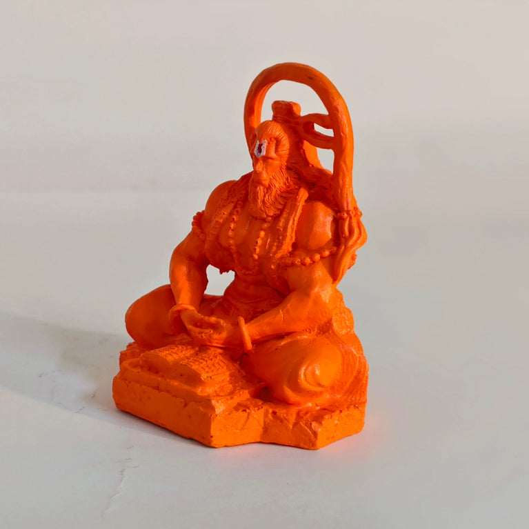 Dhyan Hanuman Orange| Car Dashboard | Table Decor