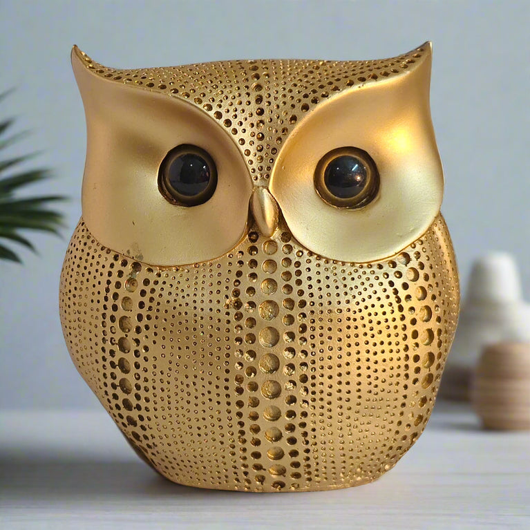 Lucky Owl Statue | Gifting | Table Decor | Home Decor