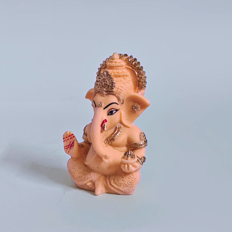Lord Ganesha | Car Dashboard Ganesha Idol (5 color) | 5 x 3 x 9 cms (L x B x H) | Table Decor | Ganesha Idol for car | Car Decor Figurine