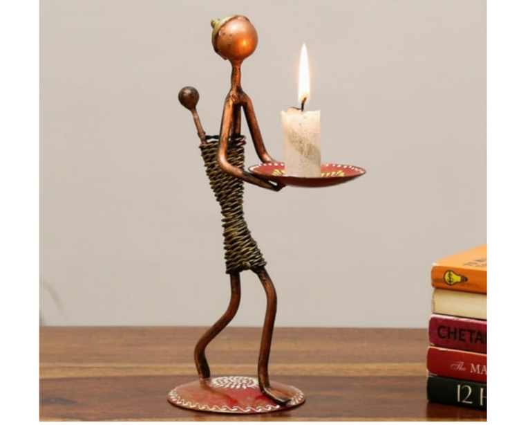 Lady Baby Single Candle Stand | Table Decor