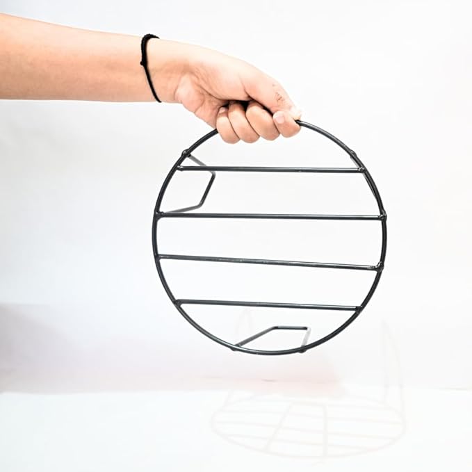 Heavy-Duty Metal Planter Circular Stand for (Set of 2) | Round stand 20 CM | Planter Stand | Garden