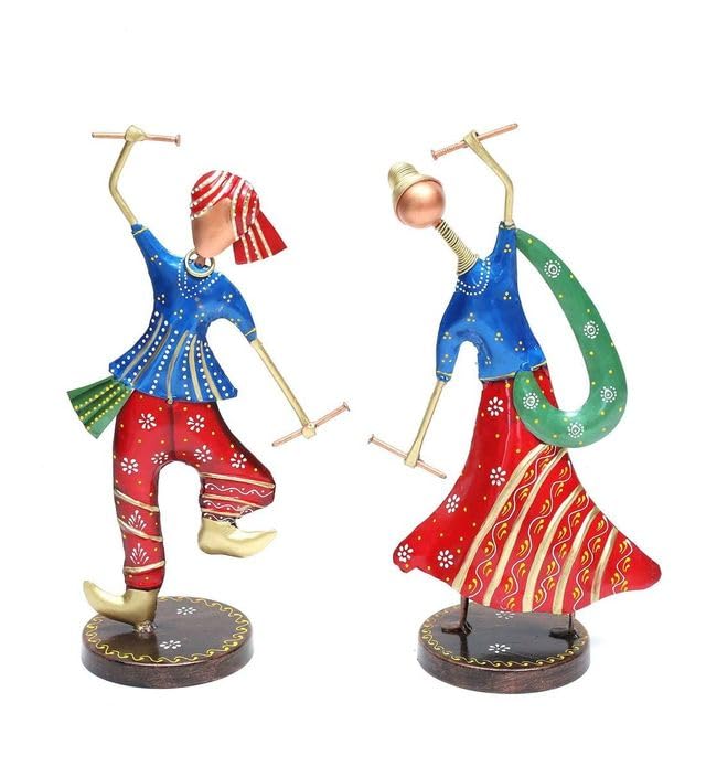 Dandiya Couple Blue | Table Decor