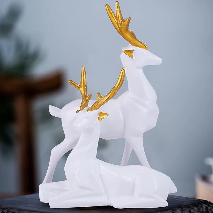 Deer Set white| Table Decor – The Craftified