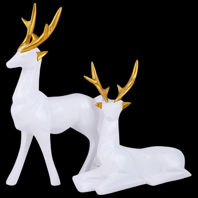Deer Set white| Table Decor