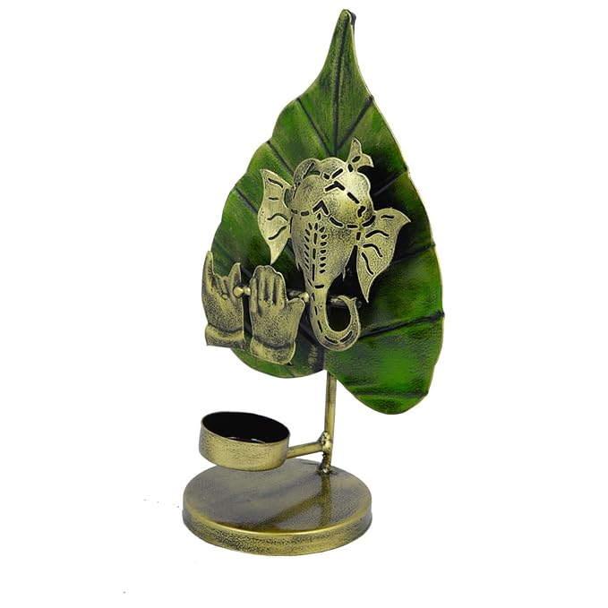 Pan Ganesh Green| Orange| Multicolor | God Idol | Table Decor