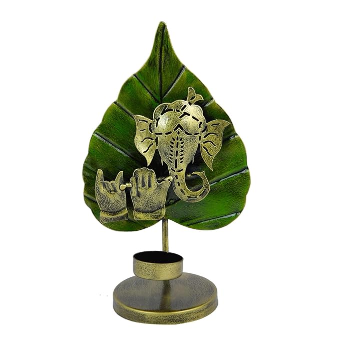 Pan Ganesh Green| Orange| Multicolor | God Idol | Table Decor