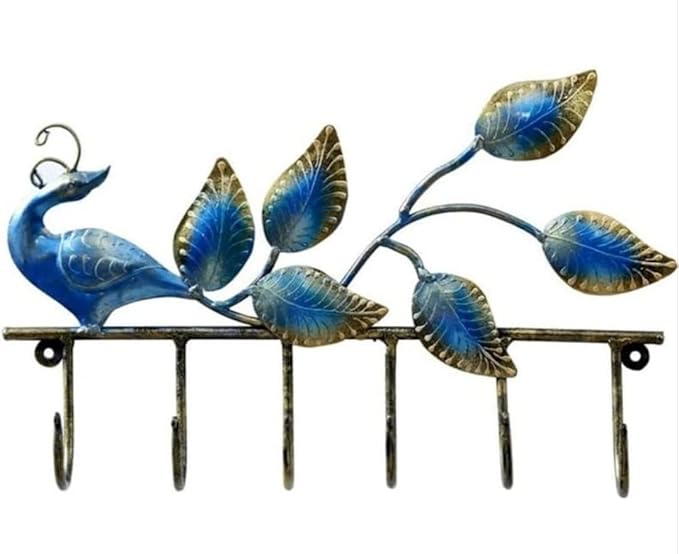 Peacock Key Holder| Wall Decor