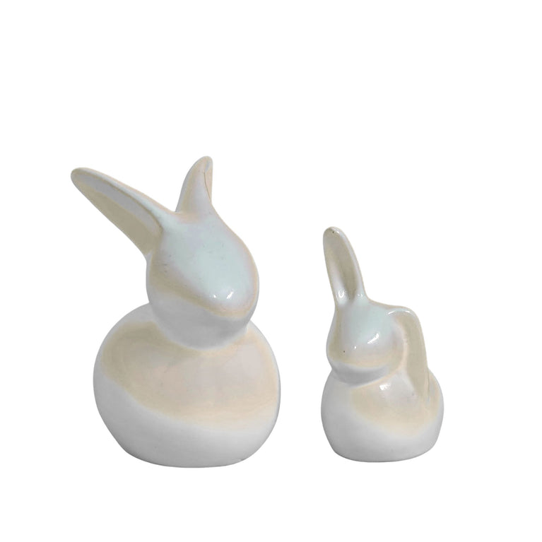 Cute Rabbit Showpiece Miniatures for Home Decor | Table Decor | Resin | Home Decor | Artifact