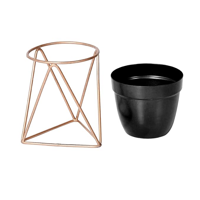 Planter Pot Stand for Outdoor | Planter Stand for Garden | Plant Stand for Home | Gamla Stand for Home | Metal Indoor Pots with Drainage Hole | Set of 1| Gardening | Planter