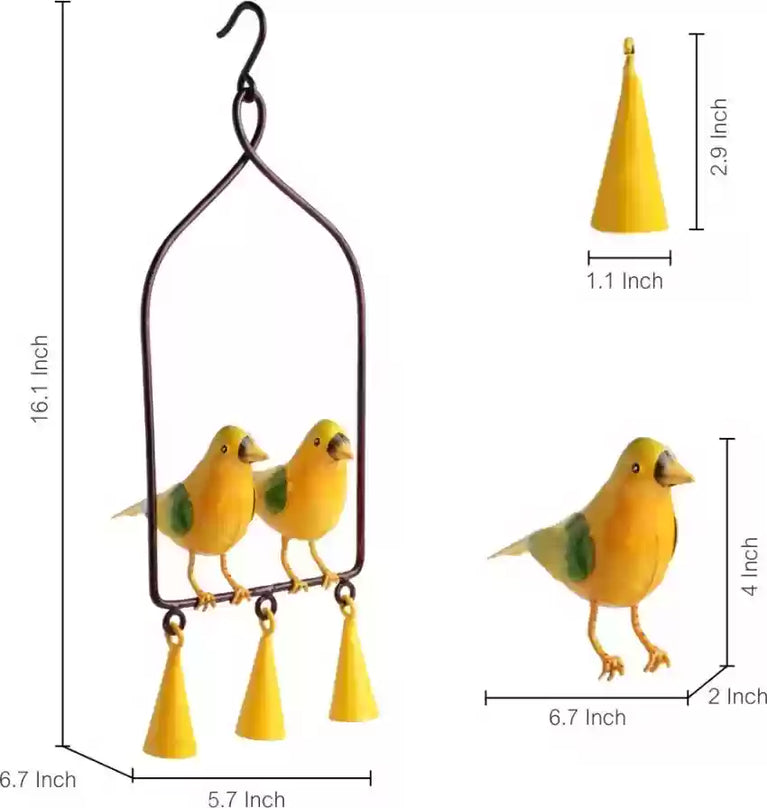 Hanging Yellow Bird | Home Decor
