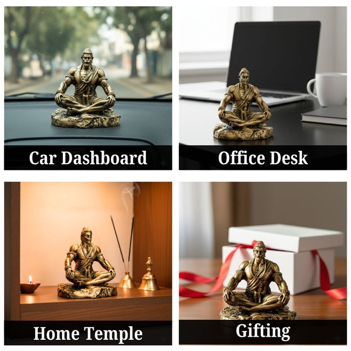 🚩 The Divine Power of Hanuman Ji: Why His Idol Is Placed in Cars, Offices & Homes