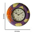 Rajasthani Painted Clock 12" |  Home Decor | Wall Decor | Clocks | Hand Painted Clock