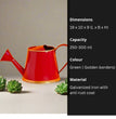 Plants Watering Can | 19 x 10 x 9 cms | 300 ml | Metal, Rust Free | Mini Watering can | Watering can for Kids | Gardening Equipment