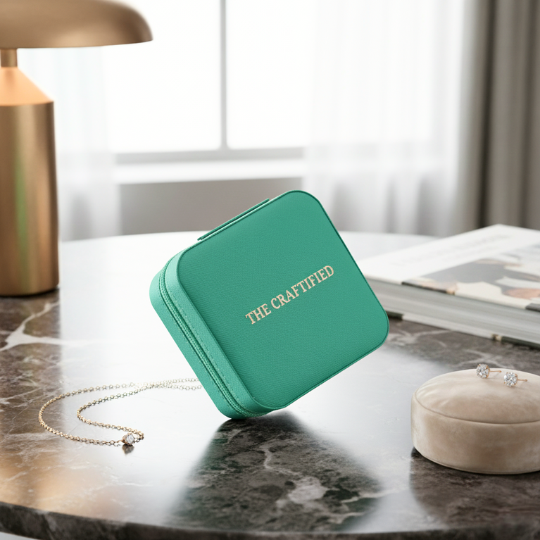 Jewellery Organiser PU Leather | jewellery organisers box | Earrings organisers | Necklace organisers | Portable Jewellery Organizer