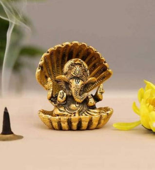 Seep Ganesh | God Idol | Brass | Pooja Item