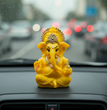 Lord Ganesha | Car Dashboard Ganesha Idol (5 color)  | 5 x 3 x 9 cms (L x B x H) | Table Decor | Ganesha Idol for car | Car Decor Figurine
