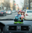 Cycle Couple Small | Car Dashboard | Table decor