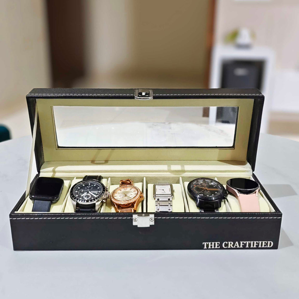 Premium Watch Organizer | 6 Slots | 3 Slots | Storage Organizer