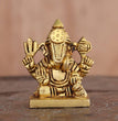Beautiful Dagdusheth Halwai Ganesh Idol | Table Decor | Brass Bloom | God Idol | Metal Handicraft