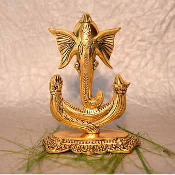 Trishul  Ganesh Ji | God Idols | Brass | Metal Handicraft