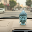 Buddha Meditation Head | Buddha face Golden Statue | Car Dashboard | Decor | Peace