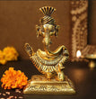 Pagdi Ganesh | God Idol | Pooja Item | Brass