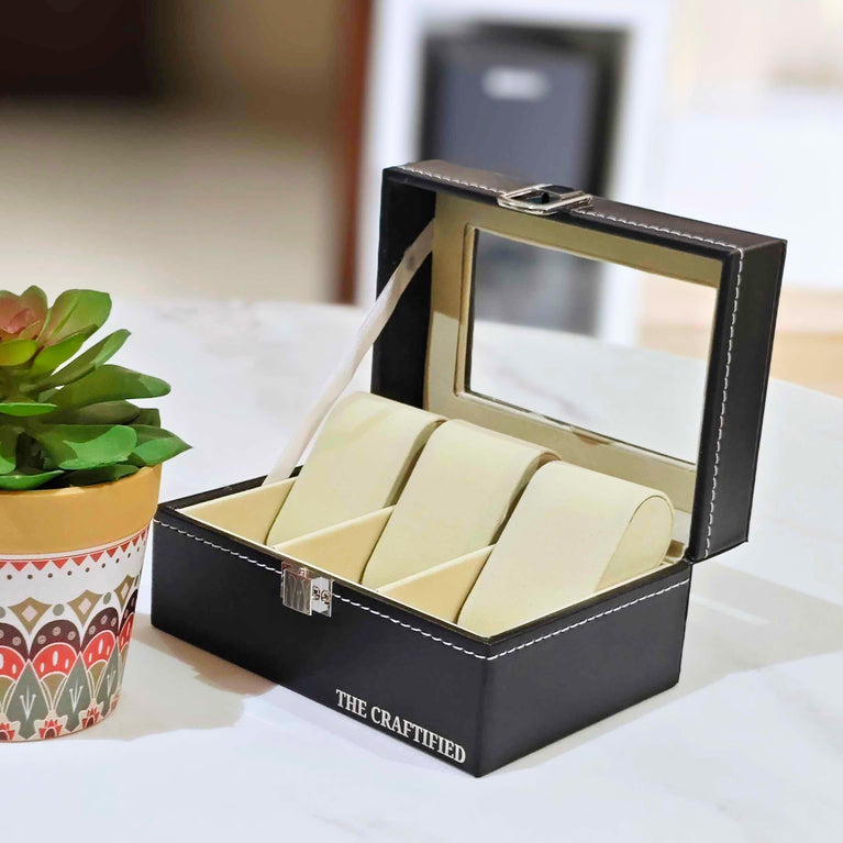 Premium Watch Organizer | 6 Slots | 3 Slots | Storage Organizer