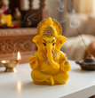 Lord Ganesha | Car Dashboard Ganesha Idol (5 color)  | 5 x 3 x 9 cms (L x B x H) | Table Decor | Ganesha Idol for car | Car Decor Figurine