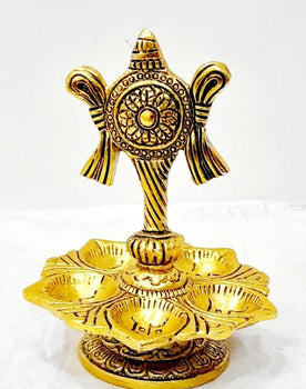 Shankh Deepak | God Idol | Brass | Pooja Item