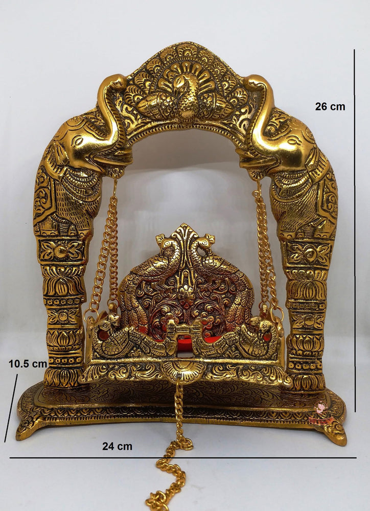 Hathi Jhula for Pooja Ghar | Brass | Pooja Item