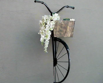 Cycle Basket Big (Black) | Wall Decor