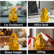 Lord Ganesha | Car Dashboard Ganesha Idol (5 color)  | 5 x 3 x 9 cms (L x B x H) | Table Decor | Ganesha Idol for car | Car Decor Figurine