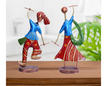 Dandiya Couple Blue | Table Decor
