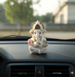 Lord Ganesha | Car Dashboard Ganesha Idol (5 color)  | 5 x 3 x 9 cms (L x B x H) | Table Decor | Ganesha Idol for car | Car Decor Figurine