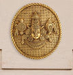 Masterpiece Tirupati Balaji Plate for Wall Hanging for Home Decor | Home Decor | God Idol | Brass | Wall Decor