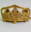 Home Orbit Decorated Diya | Lakshmi Ganesha Saraswati (5 Face Diwali Deepak) for Laxmi Pooja | Brass