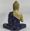 Blessing Buddha Statue | 15 inches | Blue | Teal Blue| Dark Blue| Chocolate | Orange | Light Orange| Blue Gray| Gold | Table Decor