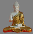 Blessing Buddha Statue | 15 inches | Blue | Teal Blue| Dark Blue| Chocolate | Orange | Light Orange| Blue Gray| Gold | Table Decor