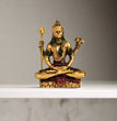 Blessing Adiyogi Shiva | Brass look Shiva| Car Dashboard| Table Decor| God Idol