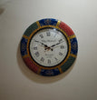 Rajasthani Painted  Clock 18 inch | Hand Painted Clock Home |  Home Decor | Clocks | Wall Decor
