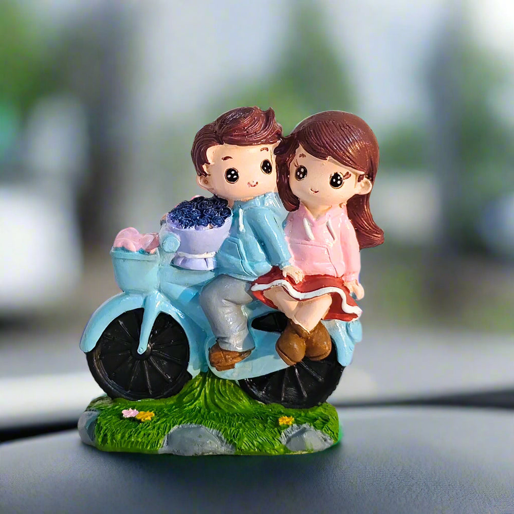 Cycle Couple Small | Car Dashboard | Table decor
