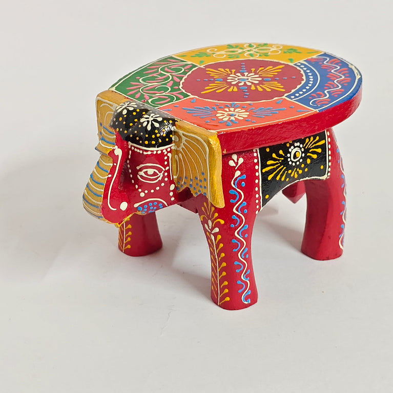 Wooden Elephant Stool | Table Decor | Bar Stool