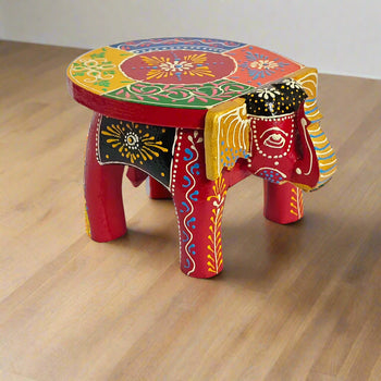 Wooden Elephant Stool | Table Decor | Bar Stool